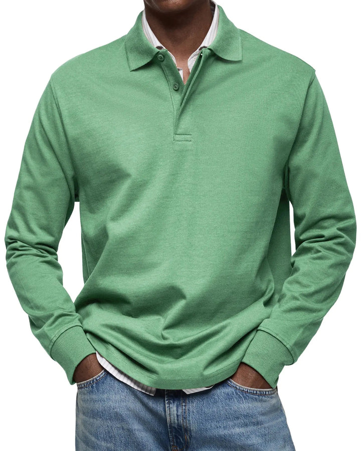 Harrington Oxford | Luxury Long Sleeve Polo
