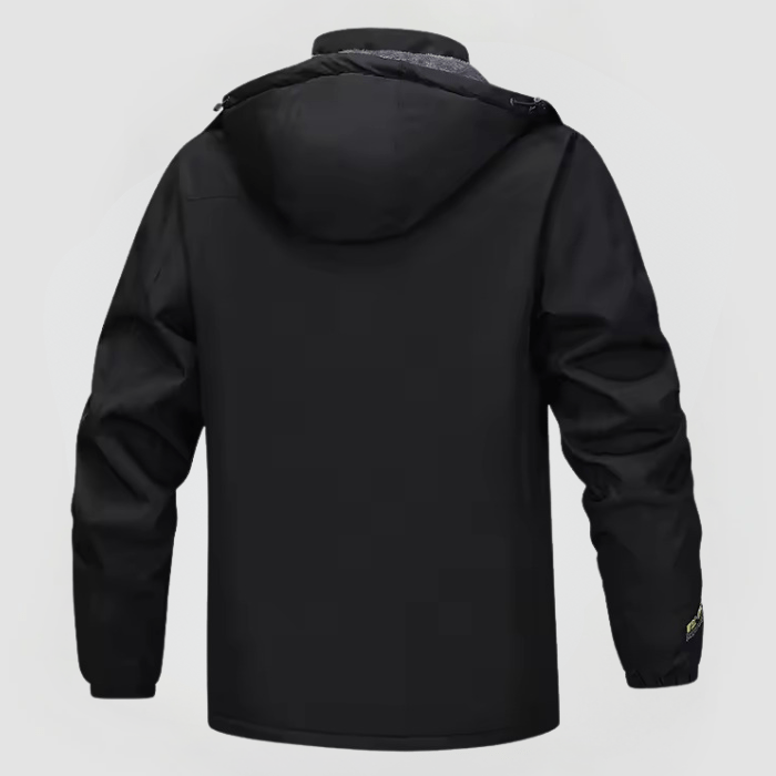 Hendrik | Men's Winter Jacket with Hood and Zipper