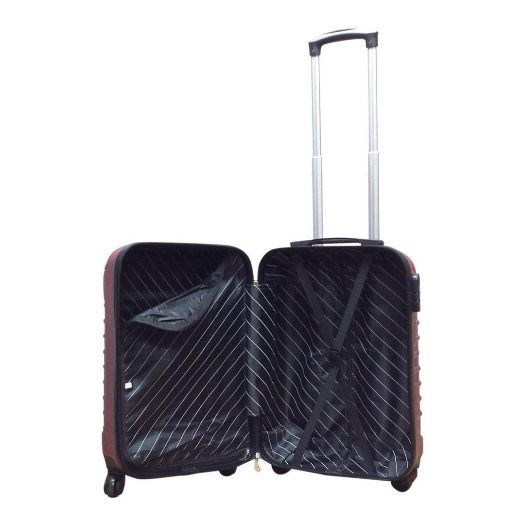 2-Piece ABS Hard Shell Luggage Set with Spinner Wheels
