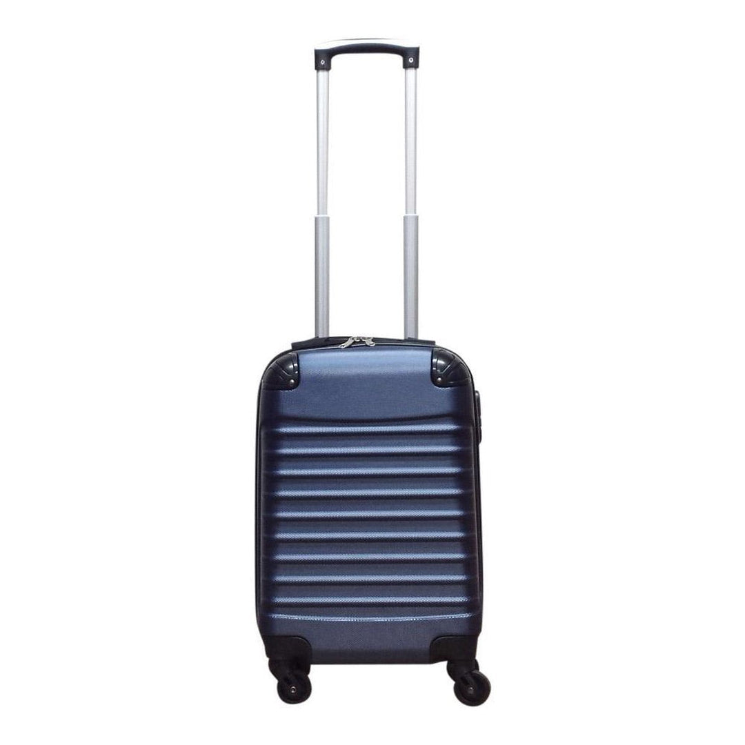 2-Piece ABS Hard Shell Luggage Set with Spinner Wheels