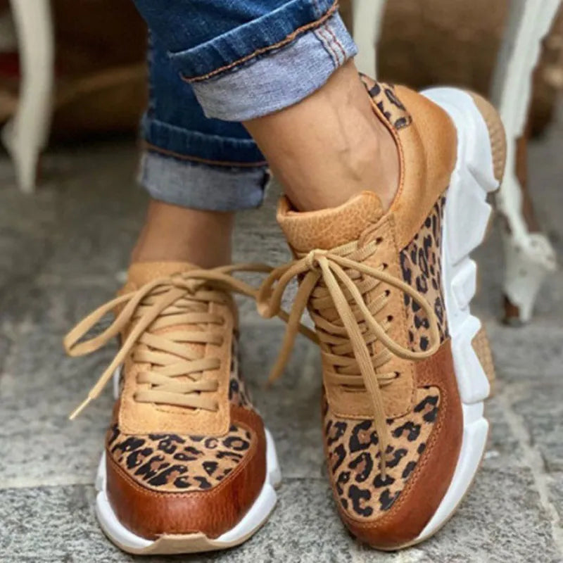 PEYTON – CHUNKY LEOPARD SNEAKERS