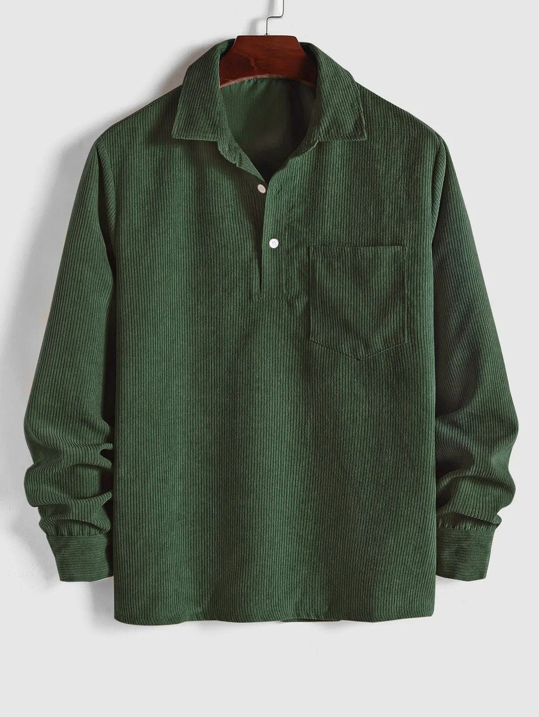 Long Sleeve Button-down Shirt for Men - Elena Harper