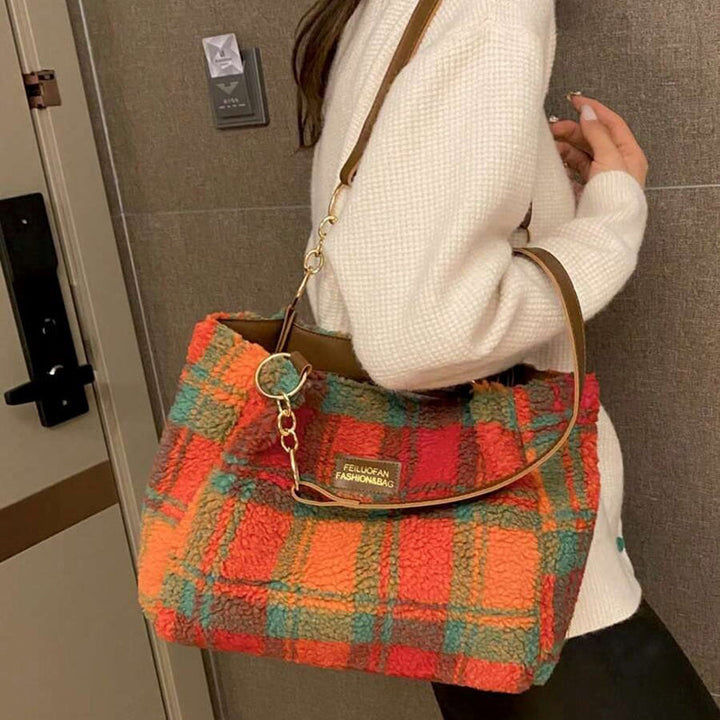 Vintage Checkered Bag