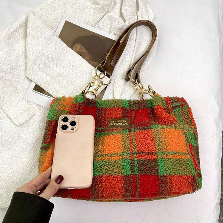 Vintage Checkered Bag