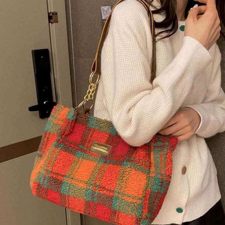 Vintage Checkered Bag