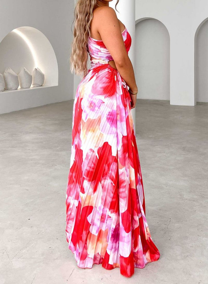 Katie Pleated Summer Dress - Elena Harper