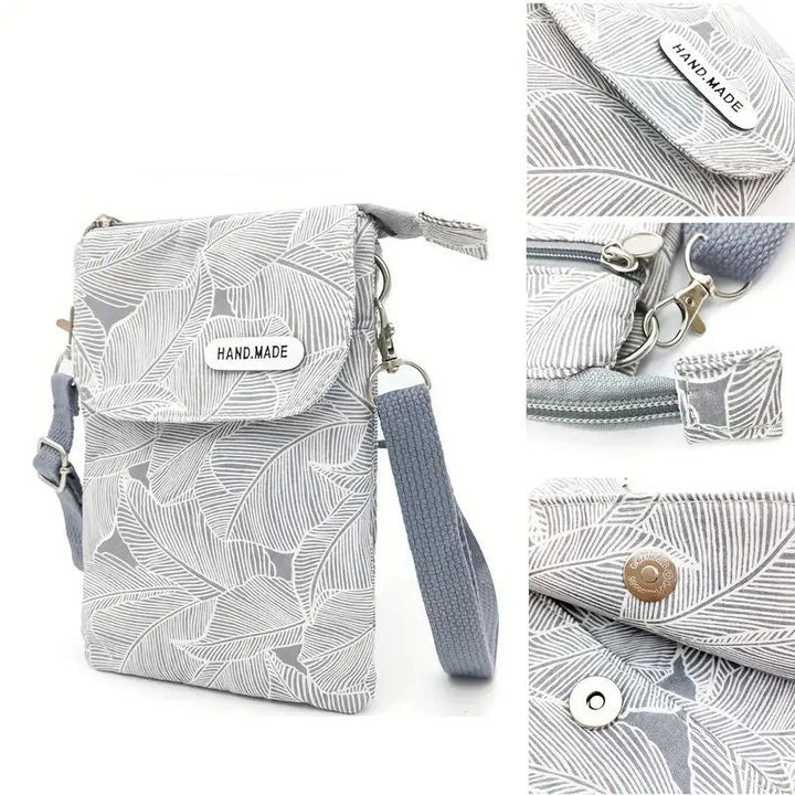 Vintage Leaf Pattern Bag
