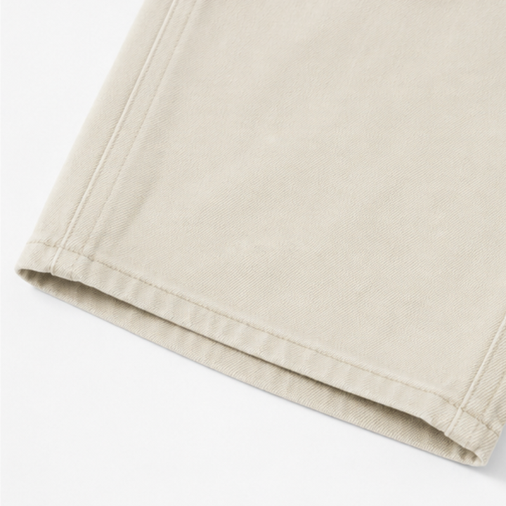 Cropelle Stitch Detail Cropped Straight Pants - Elena Harper