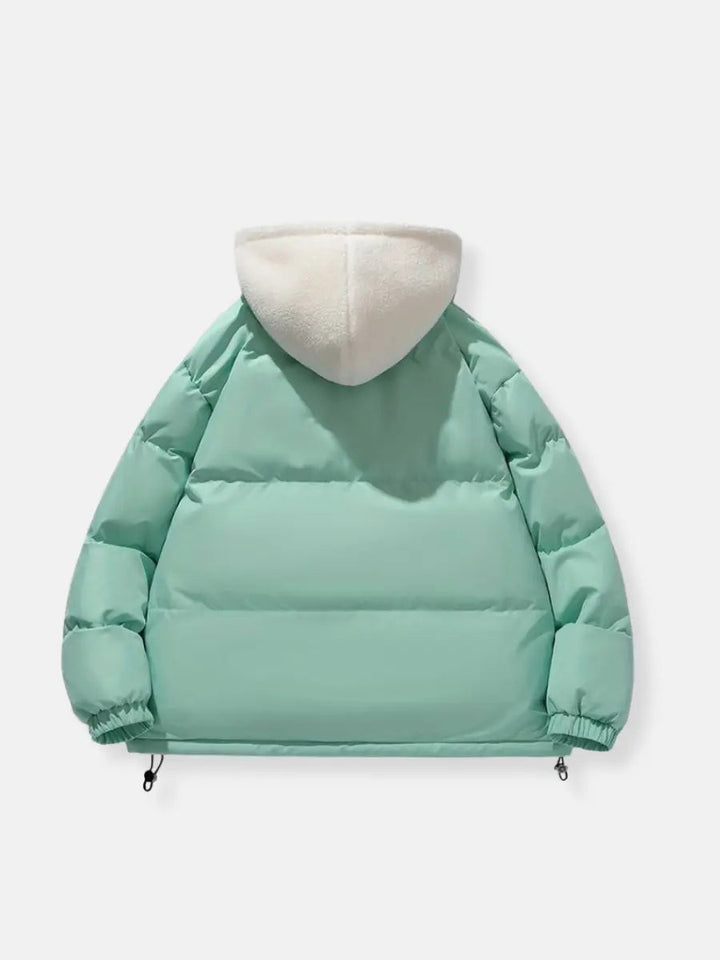 Women's Luxury Winter Puffer Jacket with Plush Hood