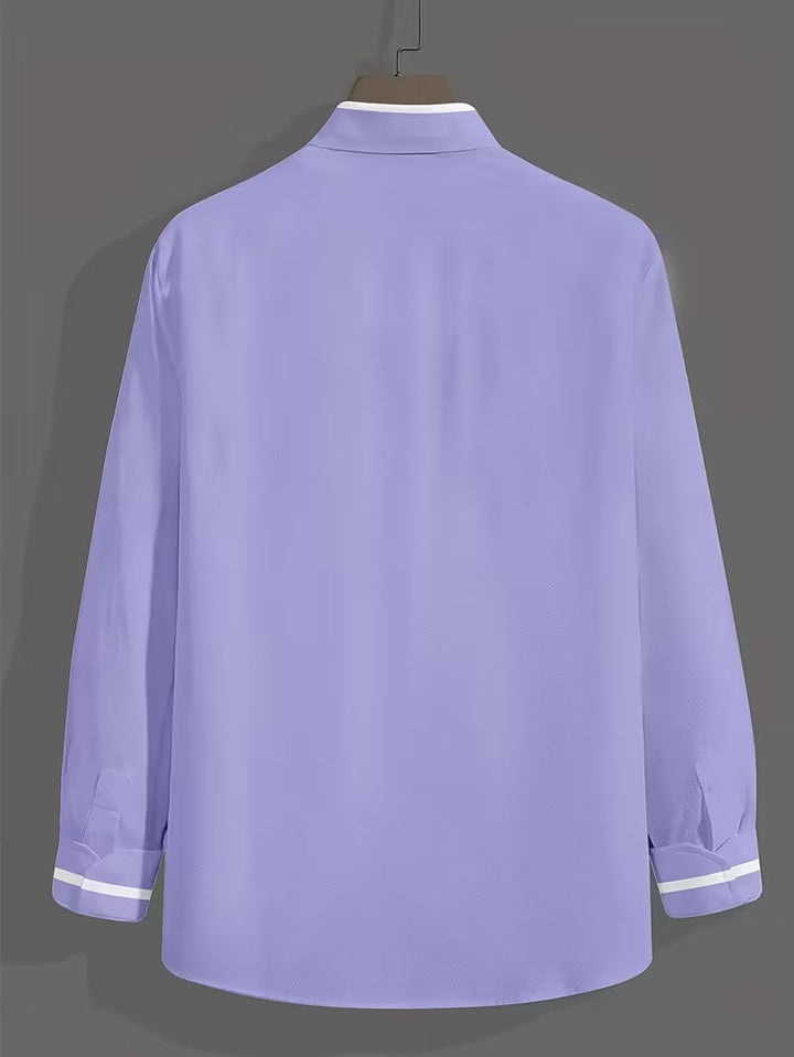 ELENA HARPER™  |  GRANDPA CONTRAST SHIRT FOR MEN