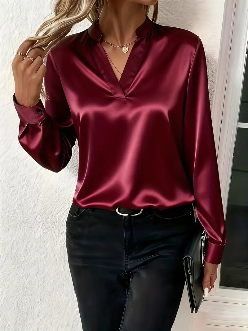 Telma - Elegant Satin Blouse