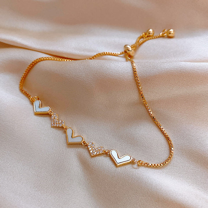 Vintage Heart Bracelet
