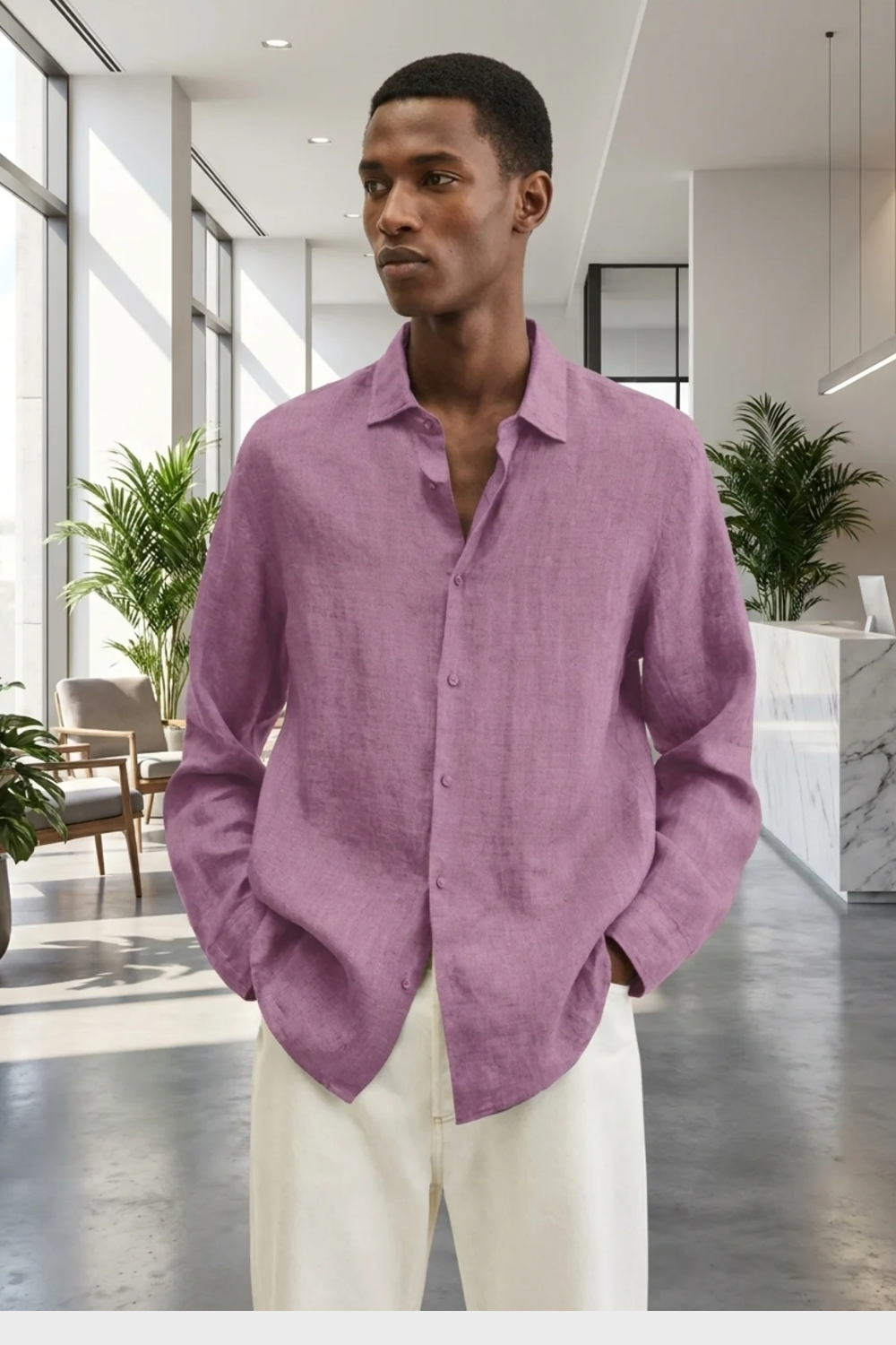 Men's Linen Shirt | Breathable