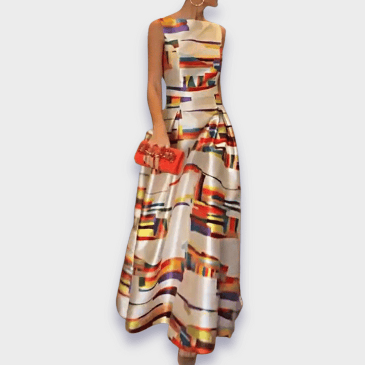 Babette Long Dress Made from Premium Fabric - Elena Harper