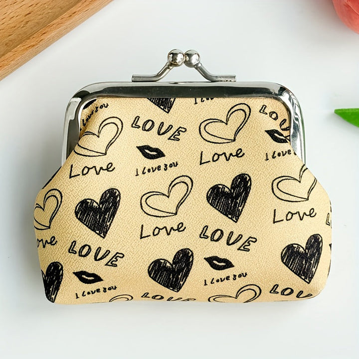 Heart Printed Wallet