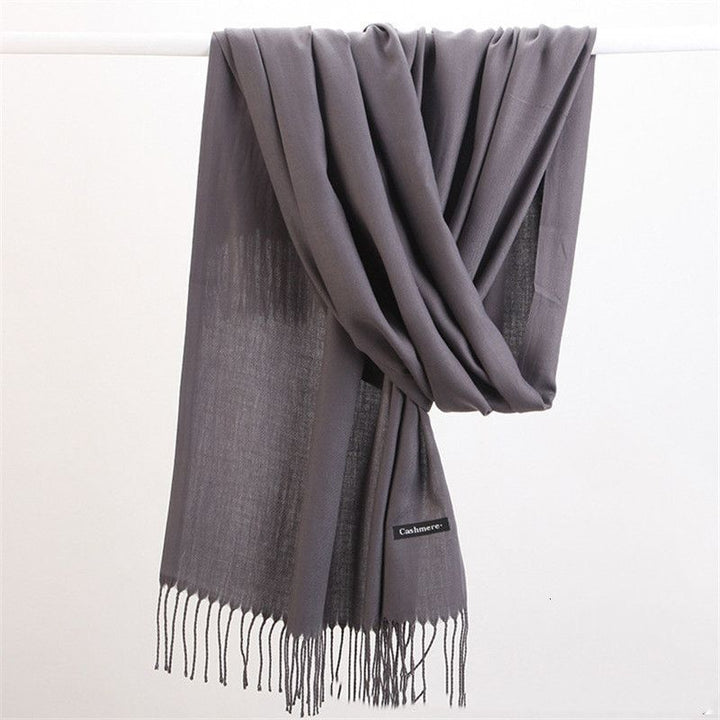 Nina Luxe Cashmere Scarf Elegant and Warm, view 10 - Elena Harper