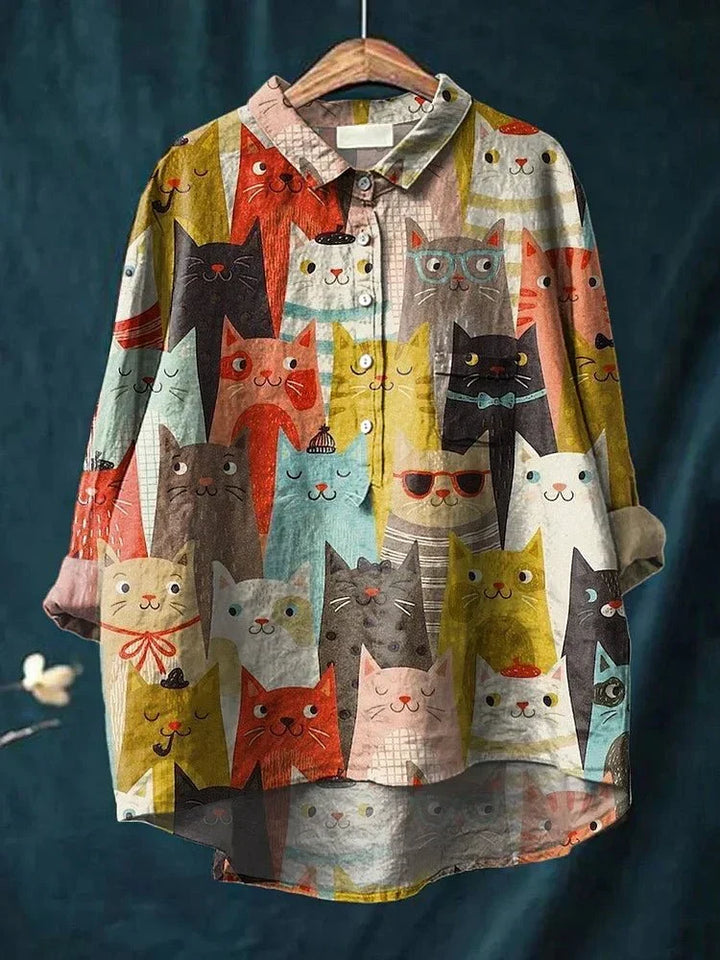 Clarano Brooks Playful Print Blouse - Elena Harper