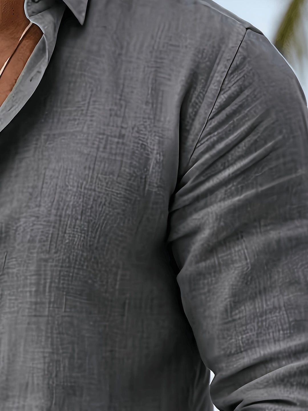 ELENA HARPER™  |  MEN'S LINEN BLEND SHIRT