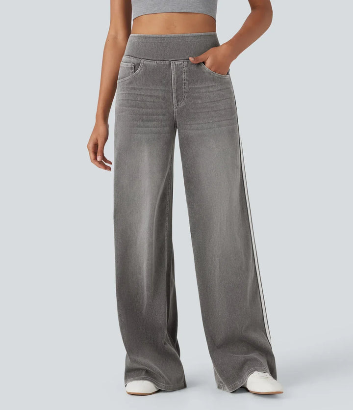 Annlyn Comfortable Pants with Pockets, view 9 - Elena Harper