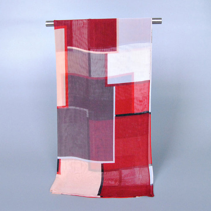 Colorful Geometric Printed Scarf