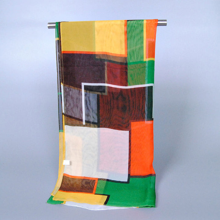 Colorful Geometric Printed Scarf