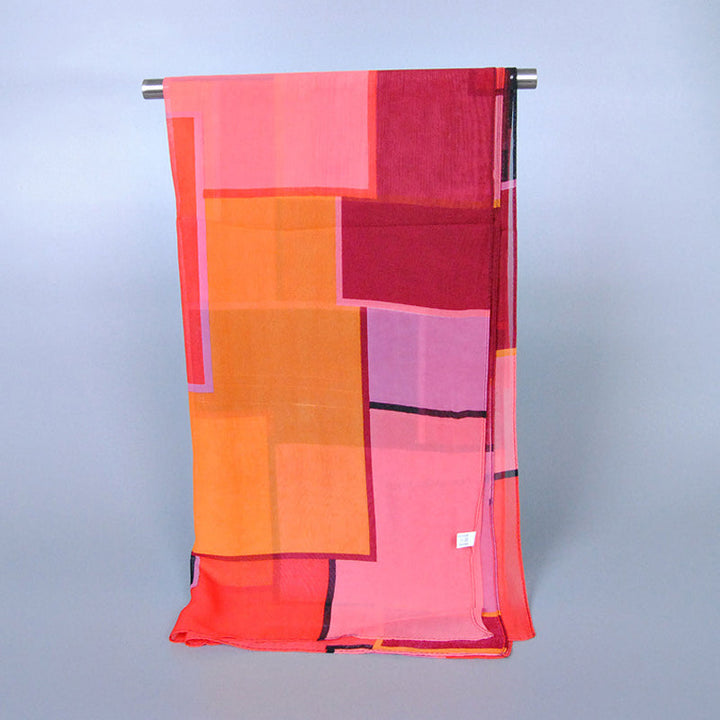 Colorful Geometric Printed Scarf