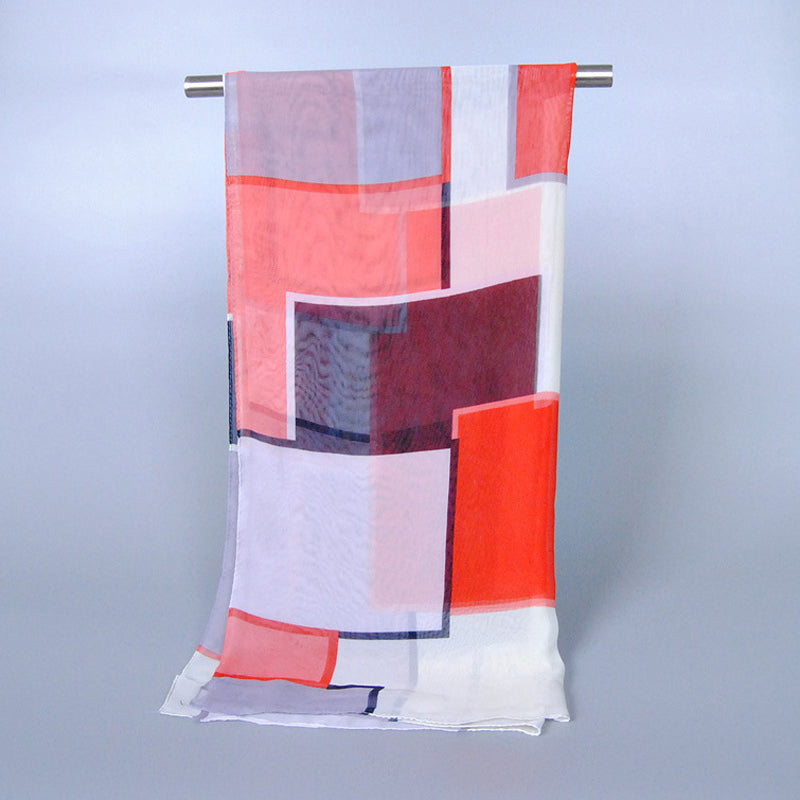 Colorful Geometric Printed Scarf