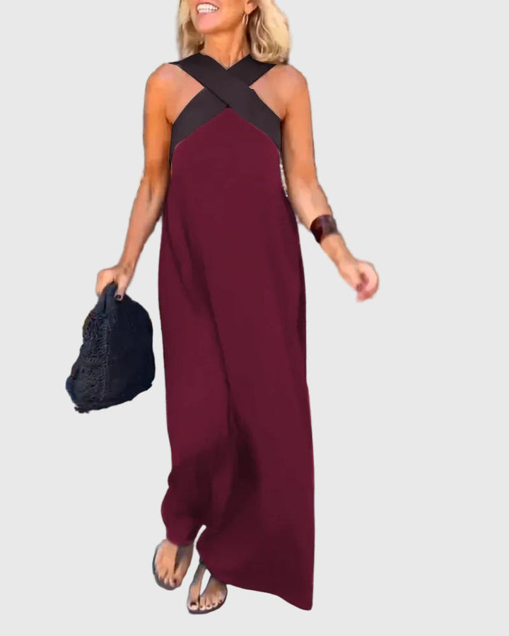 Elena Graceful Flowing Maxi Dress - Elena Harper