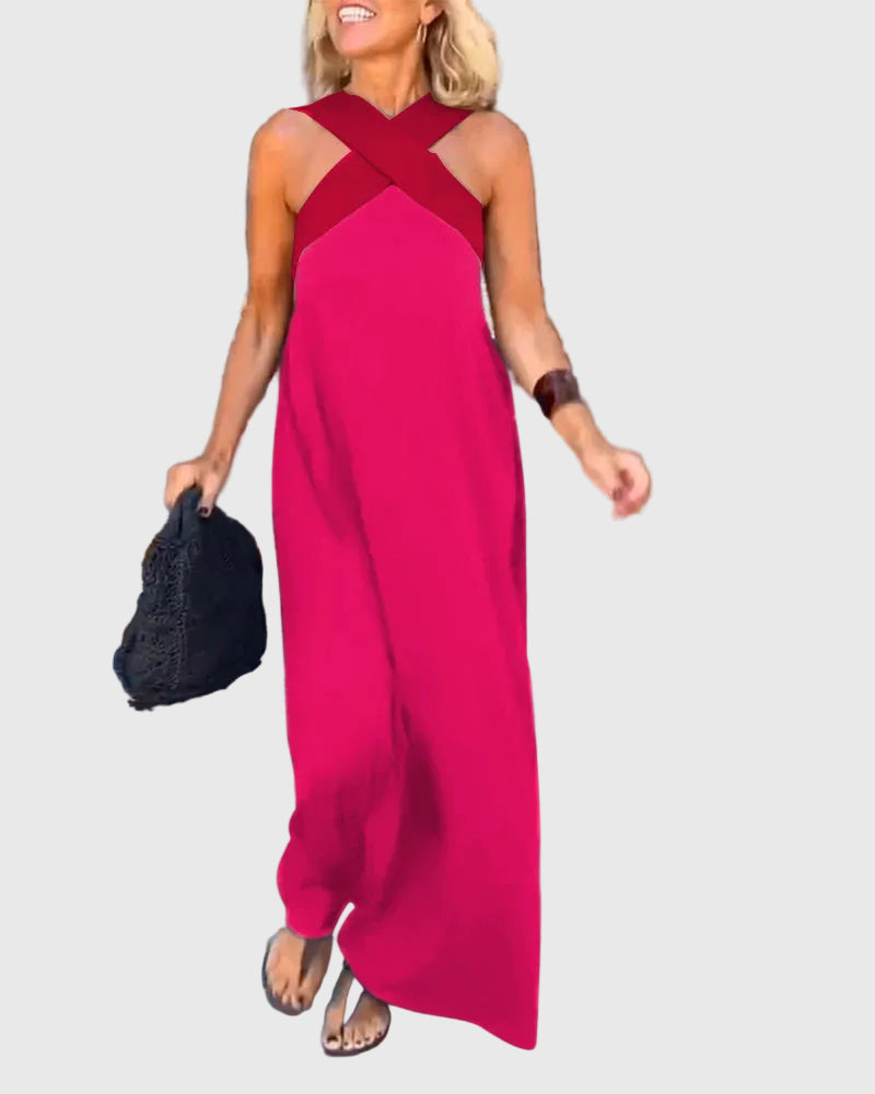 Elena Graceful Flowing Maxi Dress - Elena Harper