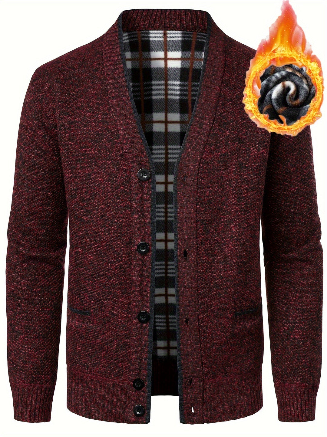 ELENA HARPER™  |  MEN'S KNITTED CARDIGAN