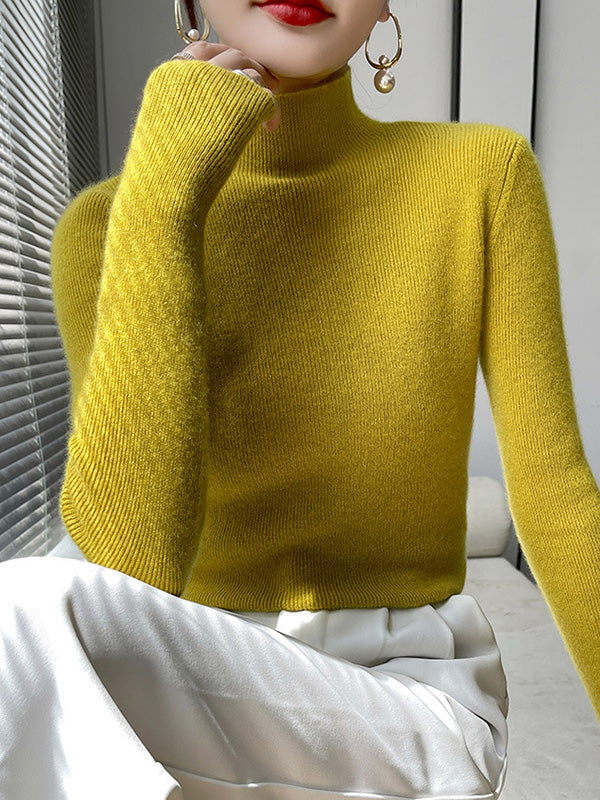 Adriana Soft Knit Turtleneck Sweater - Elena Harper