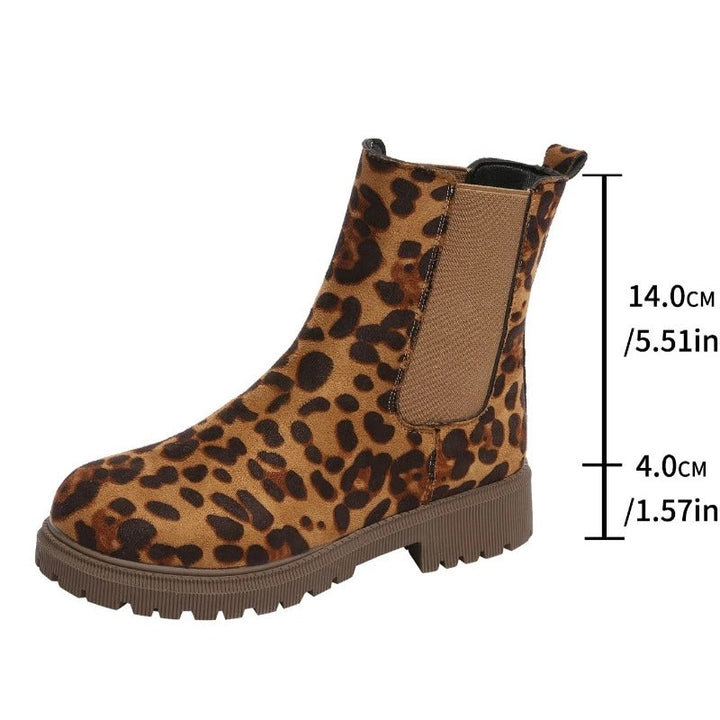 Tarna - Leopard Print Ankle Boots