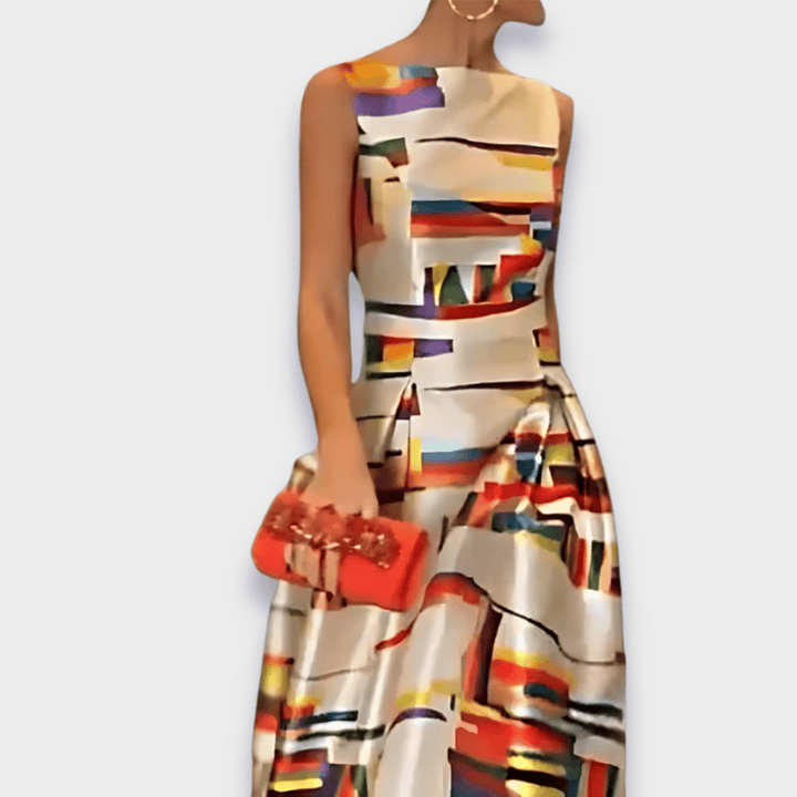 Babette Long Dress Made from Premium Fabric - Elena Harper