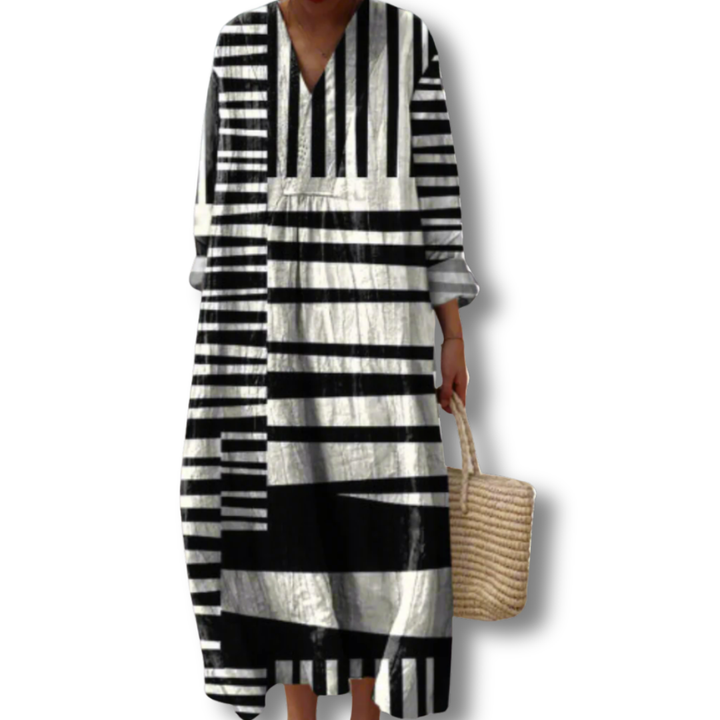 Olivia Relaxed geometric dress - Elena Harper