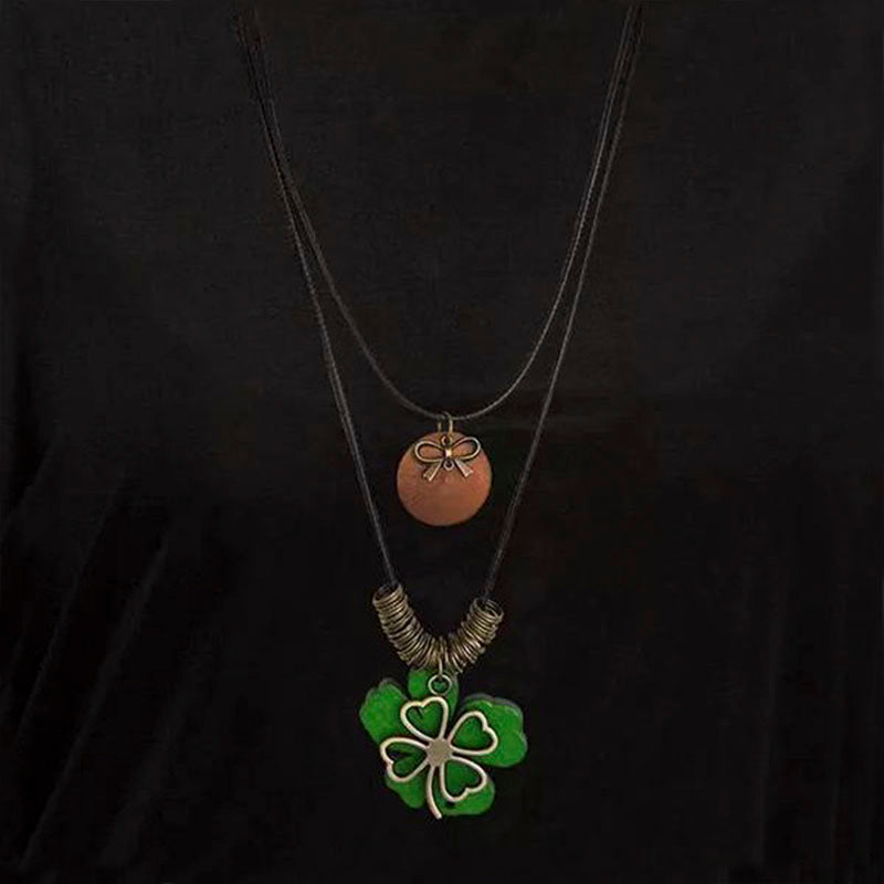 Four-Leaf Clover Pendant Necklace