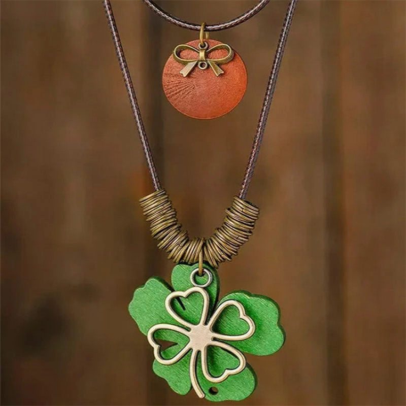 Four-Leaf Clover Pendant Necklace