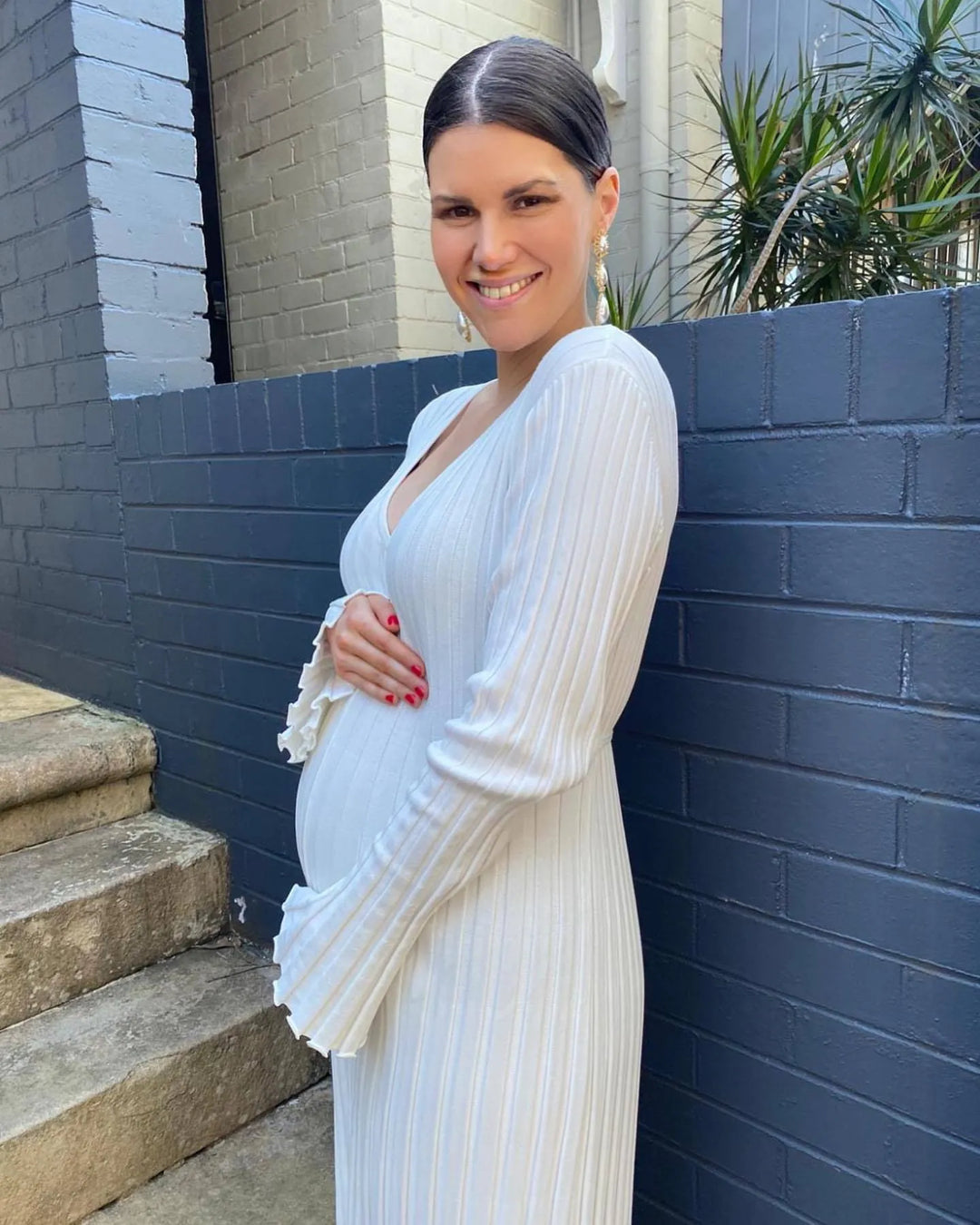 Sara New Knitted Midi Dress - Elena Harper