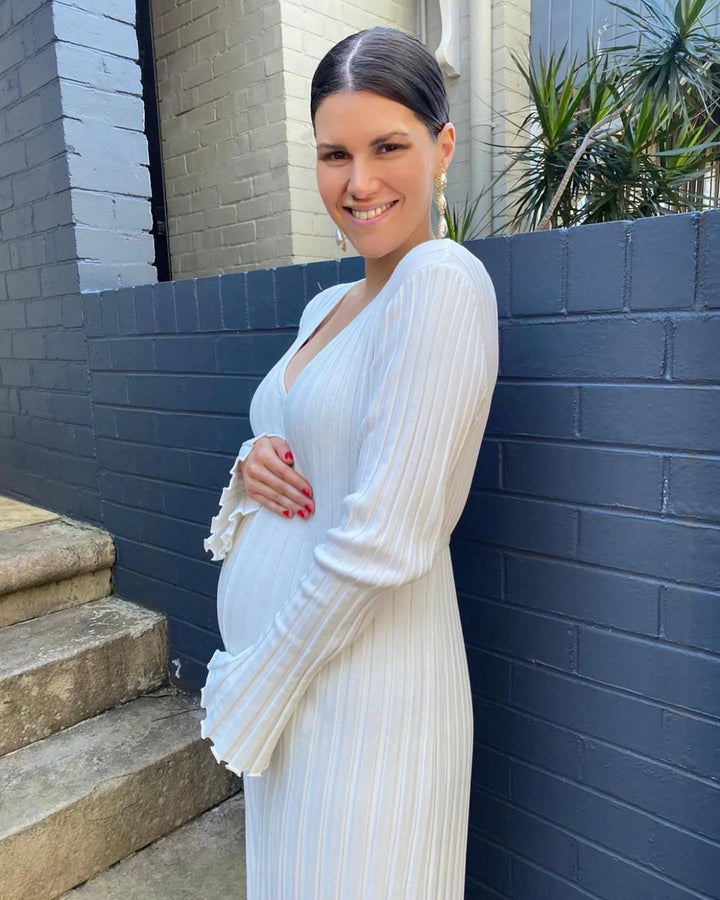 Sara New Knitted Midi Dress - Elena Harper