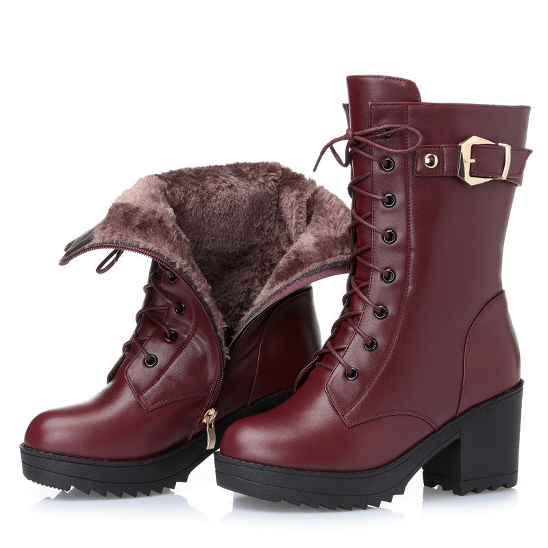 Zoaha - Leather Martin Boots