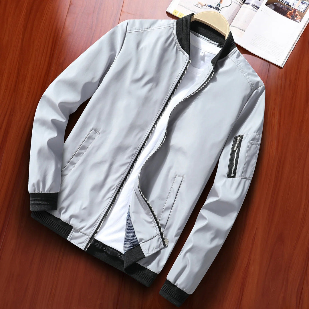 Niklas | Men's Classic Bomber Jacket Transitional Jacket with Ribbed Cuffs