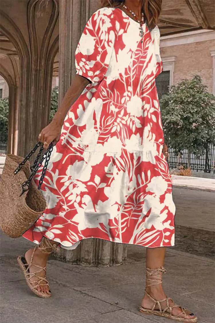 Dress with a flared skirt ideal for a feminine and romantic look