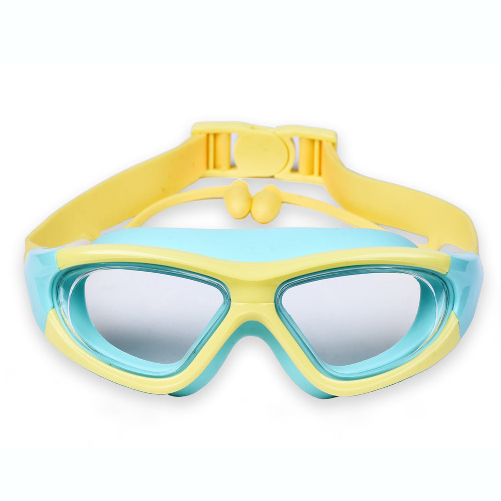 Kids Swim Goggles with Large Frame for Clear & Comfortable Fun
