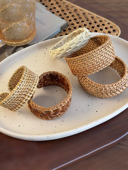 Braided Rattan Bracelet