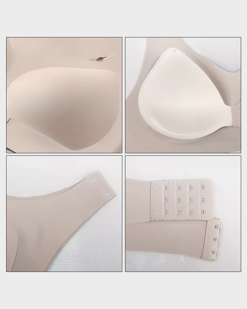 Comfortable Women's Bra with Crossed Straps