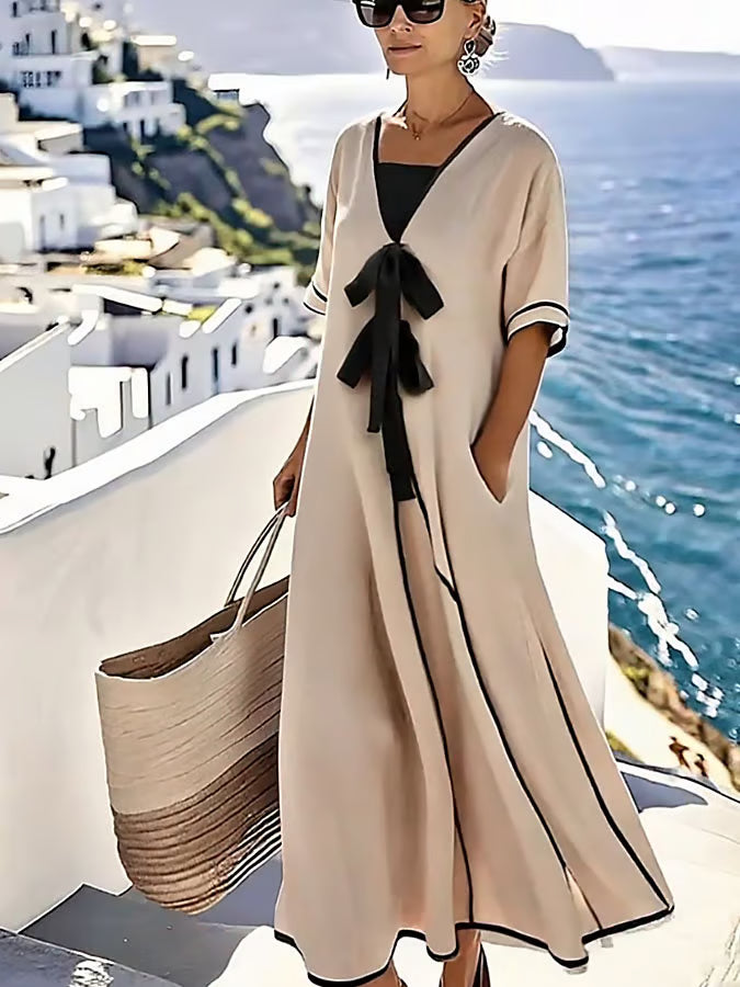 Soft and Relaxed Linen Dress - Elena Harper