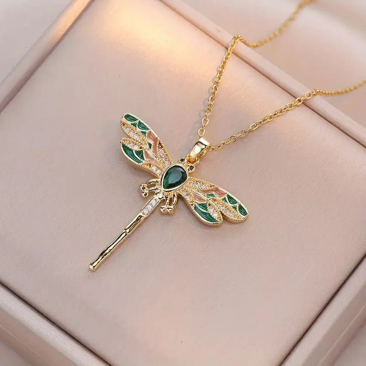 Dragonfly Pendant Necklace