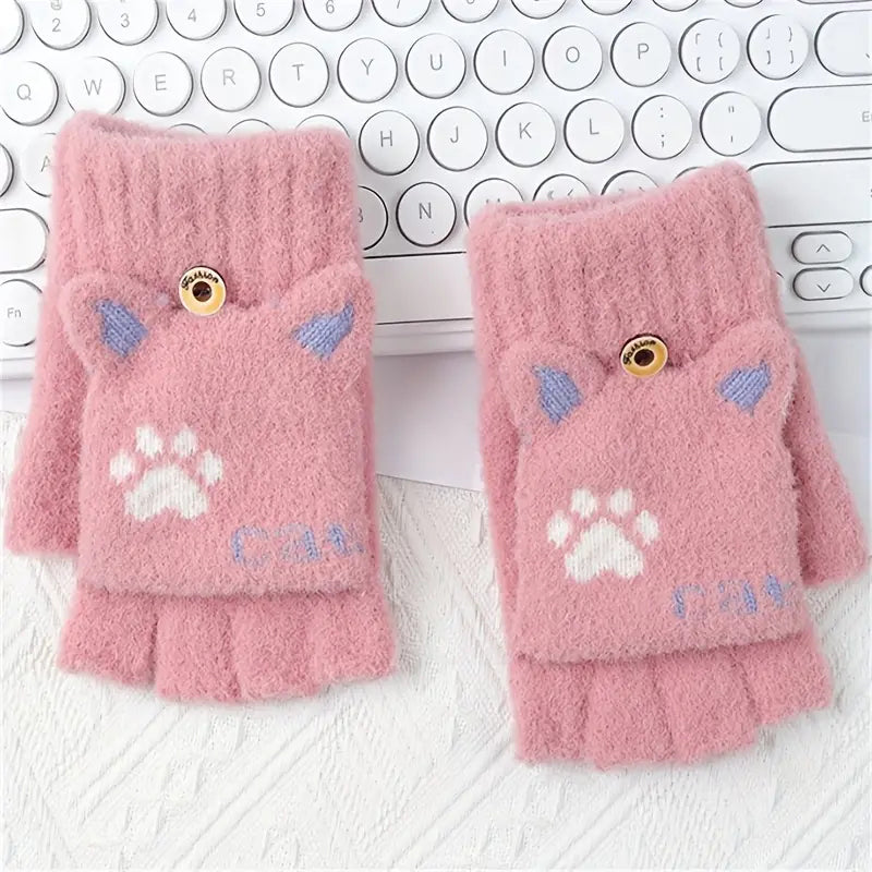 Warm Cartoon Gloves