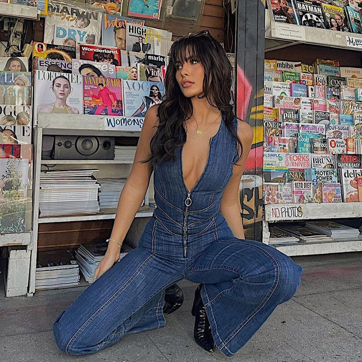 AINA - DENIM JUMPSUIT
