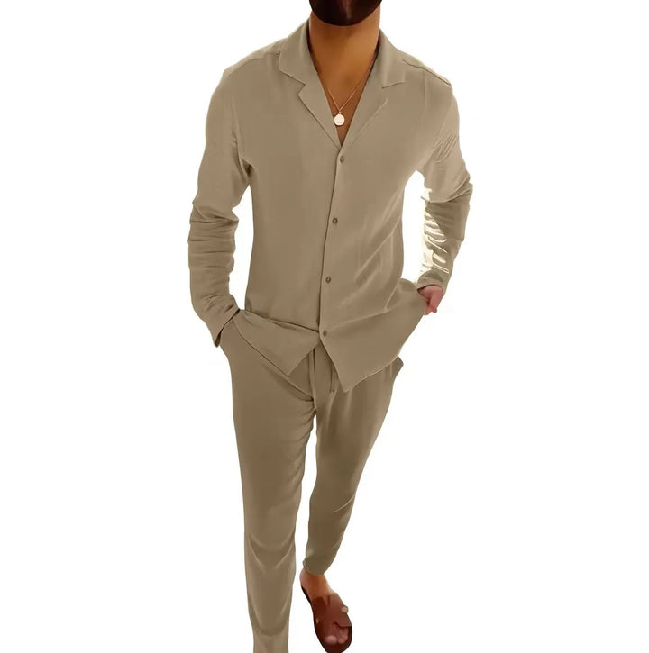 Men's Lightweight Summer Two-Piece Set - Comfortable & Stylish
