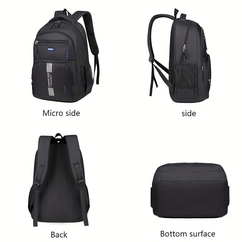 Men's Durable Leather Backpack - Timeless Utility for Daily Carry